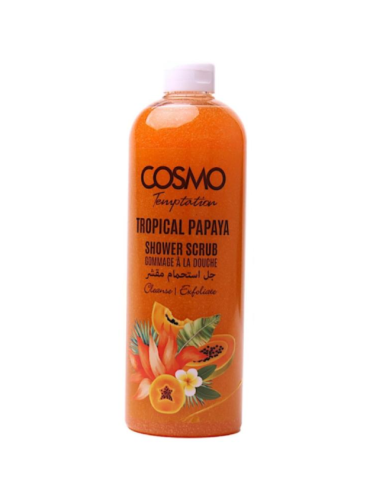 Cosmo Papaya Exfoliating Shower Gel, 1000ml - دنيا الاسرة
