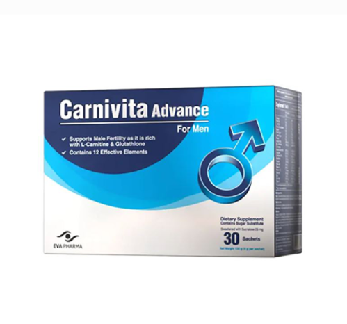 l-carnitine male fertility supplement Carnivita Advance for Men - For Energy and Vitality Support 30 Sachets -  دنيا الاسرة
