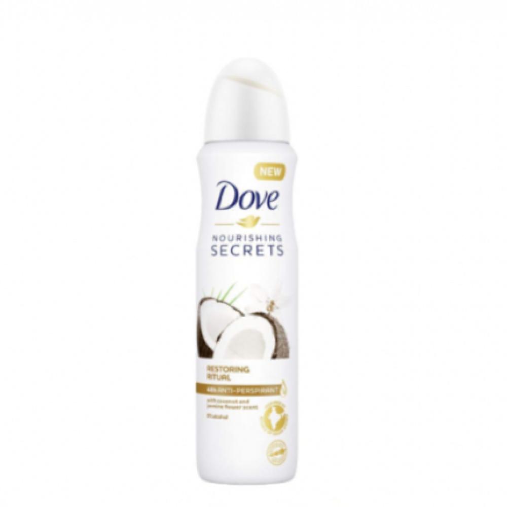 Dove Deodorant Spray Coconut Jasmine Flower 150ml دنيا الاسرة