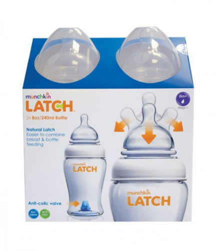 Munchkin Latch Natural Motion Nipple Feeding Bottle Months