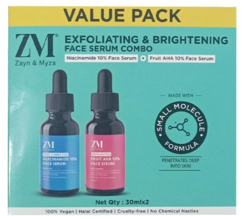 Zen & Meza Niacinamide & Tea Tree Salicylic Acid Face Serum Set
