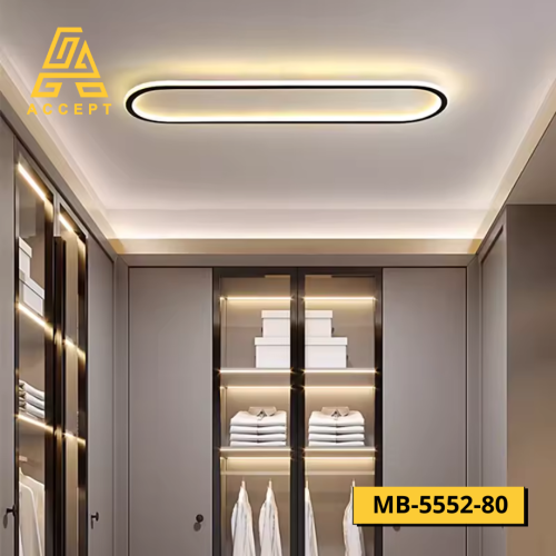 إضاءة سقف LED مودرن بـ 3 ألوان للإنارة مقاس 80CM