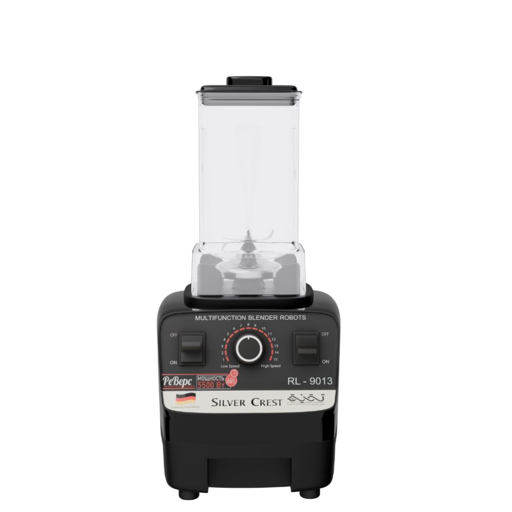 خلاط سيلفر كريست 5500 واط تصميم أسود وأنيق