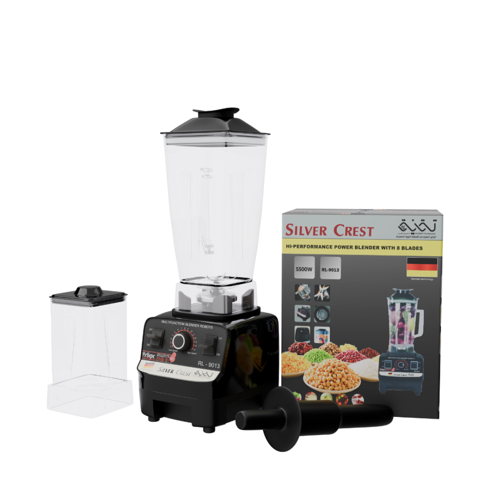 خلاط سيلفر كريست 5500 واط مع الملحقات وعبوته