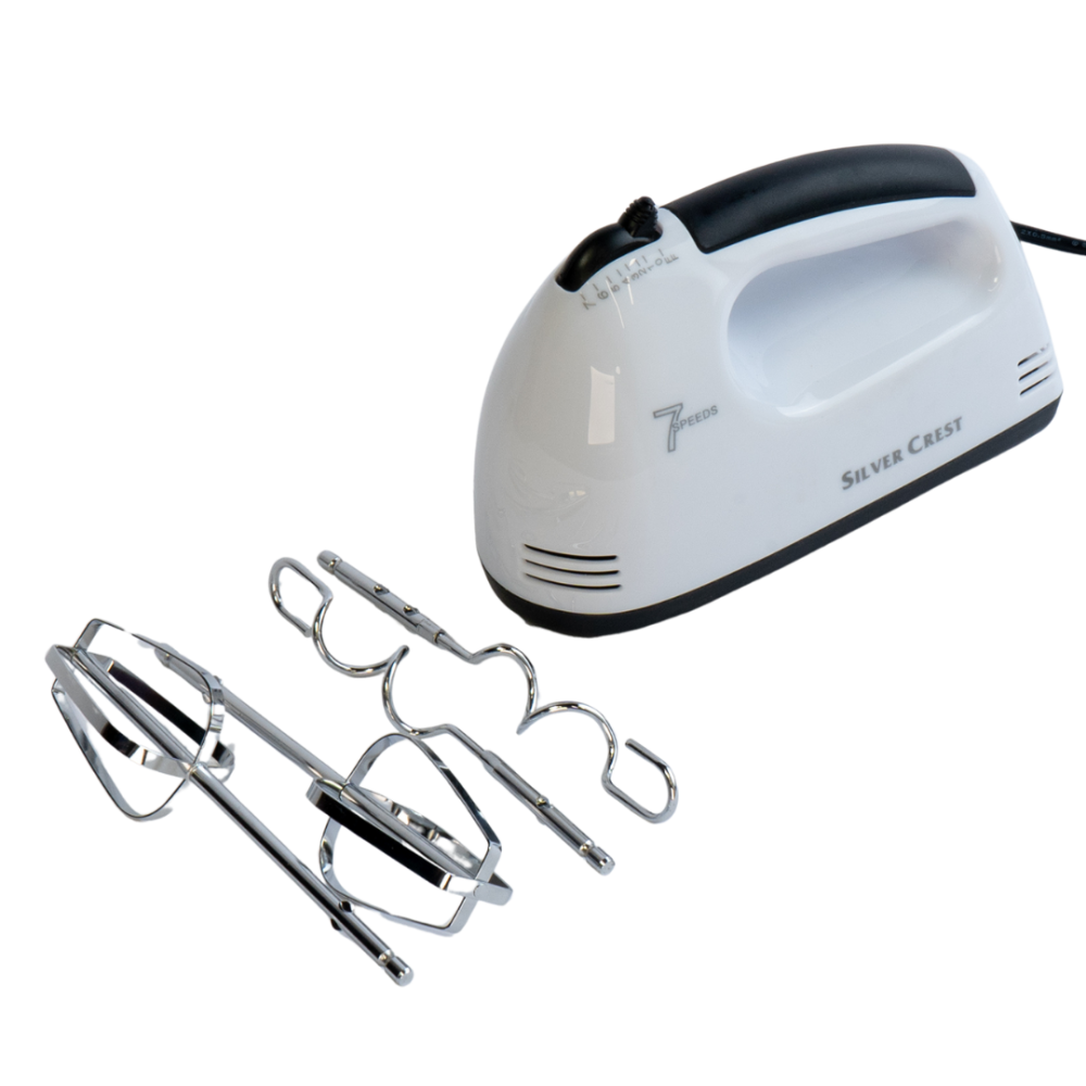 خلاط يدوي سيلفر كريست مع ملحقات من الستانلس ستيل