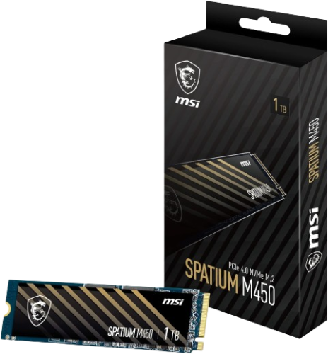 ام اس اي SPATIUM M450 PCIe 4.0 NVMe M.2 اس اس دي