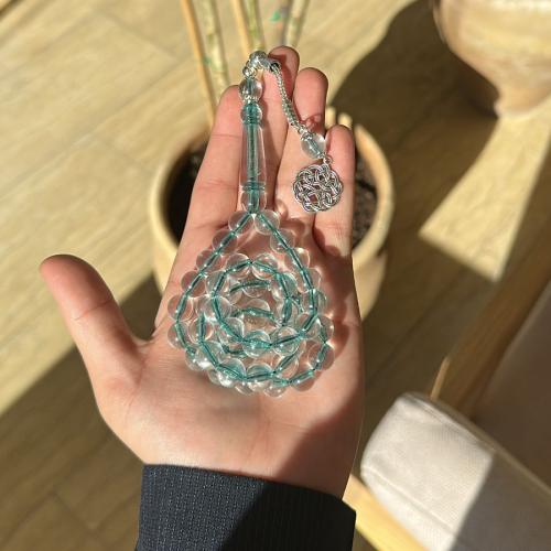 بكلايت شفافه خيط اخضر
