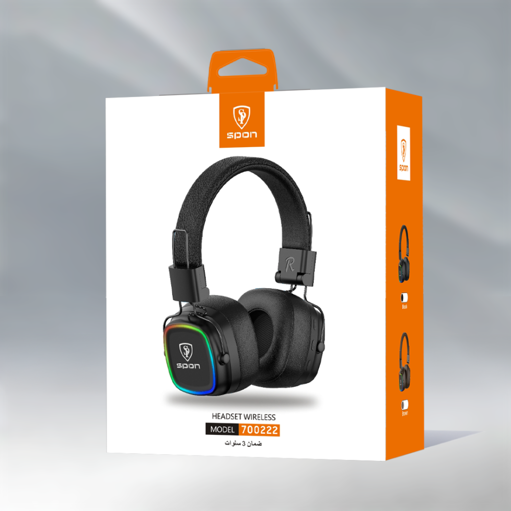 سماعه ستريو بلوتوث مع مايك ساس ماركة SPON