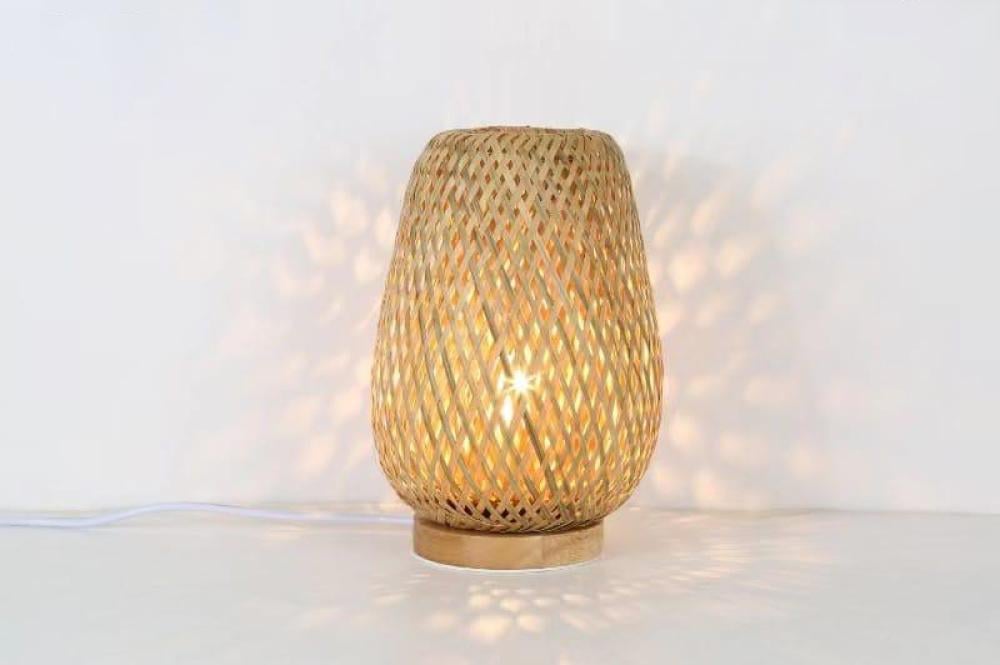 ابجورة طاولة خيزران-متجر الشبكة البرونزية