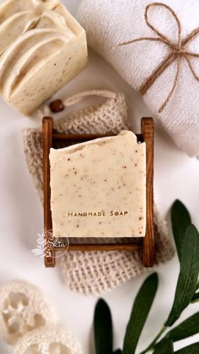 صابونة بذور الكتان الطبيعية ( الحجم الكبير )