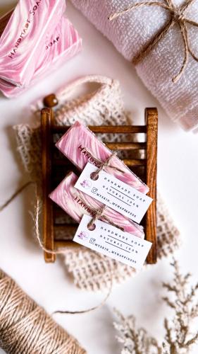 توزيعات صابون طبيعي برائحة التفاح الأخضر ( حجم صغير )