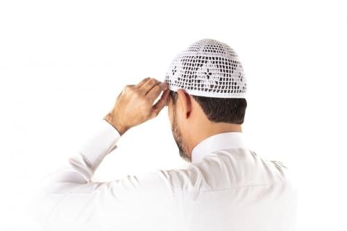 طاقية كويتي مطاط