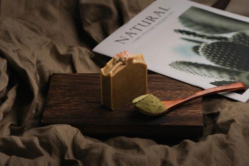 صابونة الماتشا والمورينقا | Matcha and Moringa bar