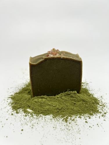 صابونة الماتشا والمورينقا | Matcha and Moringa bar