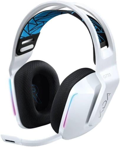 Logitech G733 lightspeed RGB Wireless Headset, Whi...