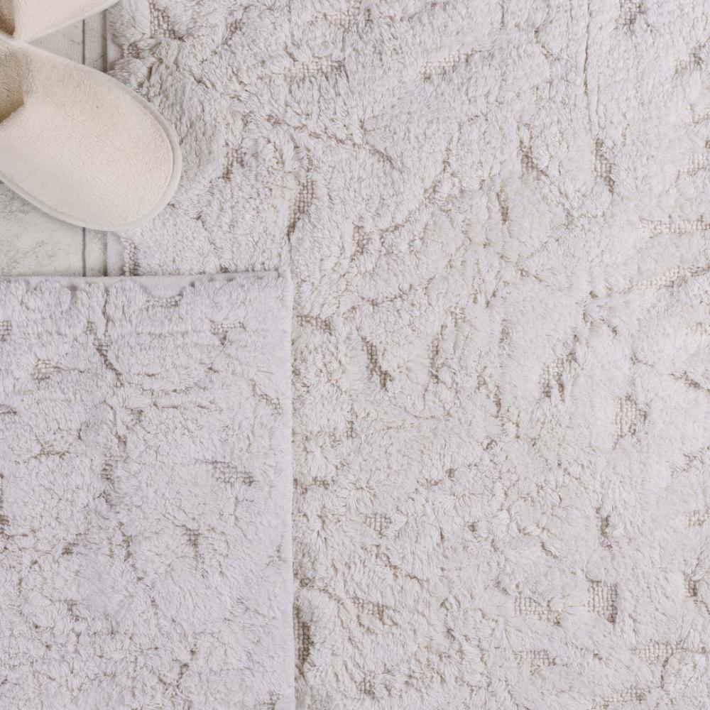 طقم دعاسة أرضية لوتس تركي فرو كريمي عدد القطع 2