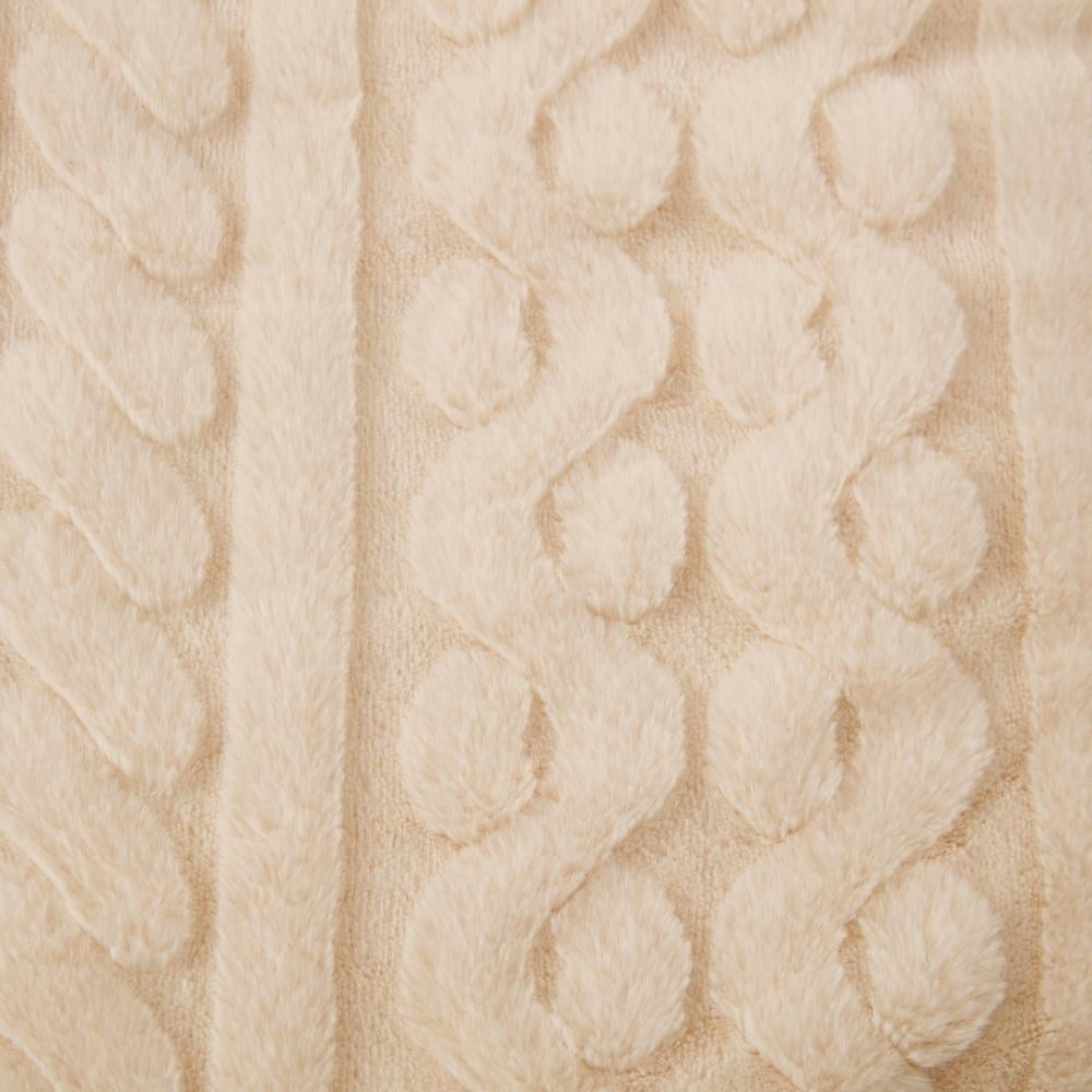 مفرش لينا شتوي كريمي فاخر فرو