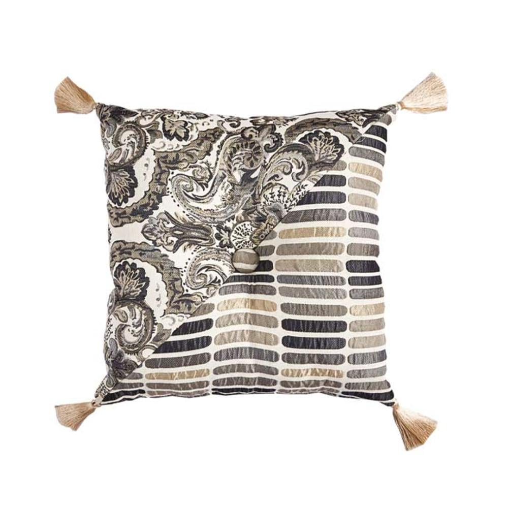 مفرش آسوس مزدوج قطن فاخر جاكارد متعدد الألوان مطرز عدد القطع 10