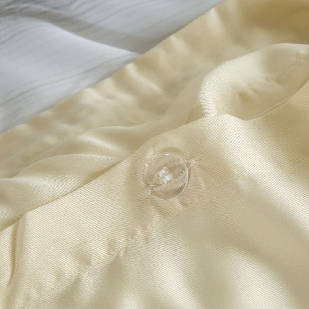 مفرش دينا صيفي مفرد ونص من التنسل الفاخر بلون أبيض وبيج فاتح برسومات الزهور عدد القطع 5