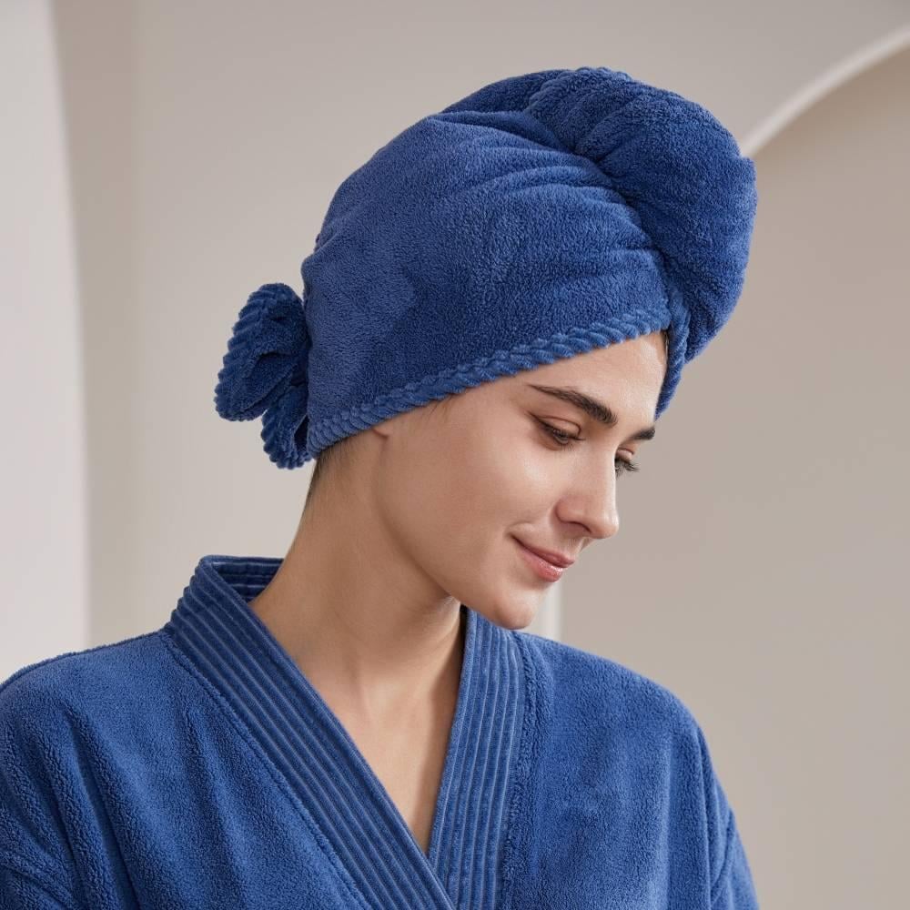 غطاء شعر ريفي أزرق