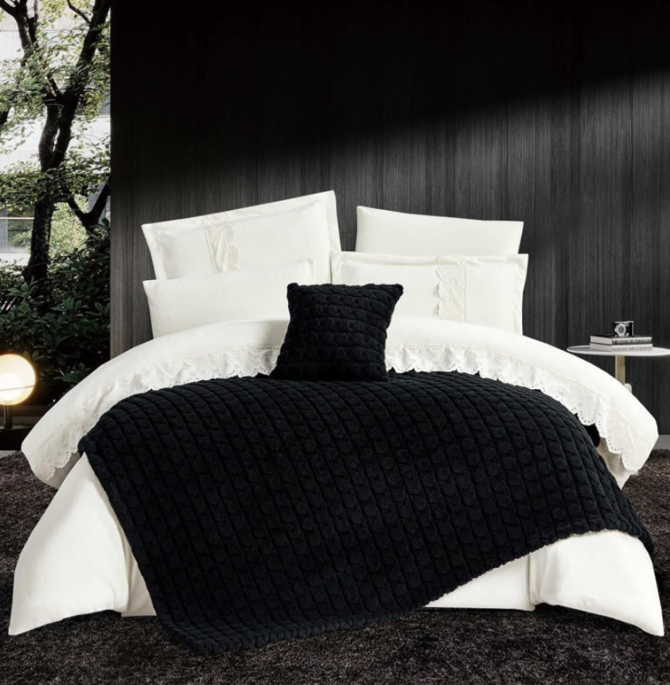 بكج  شتاء ملكي 3 ( مفرش - لباد - 2 وسادة )