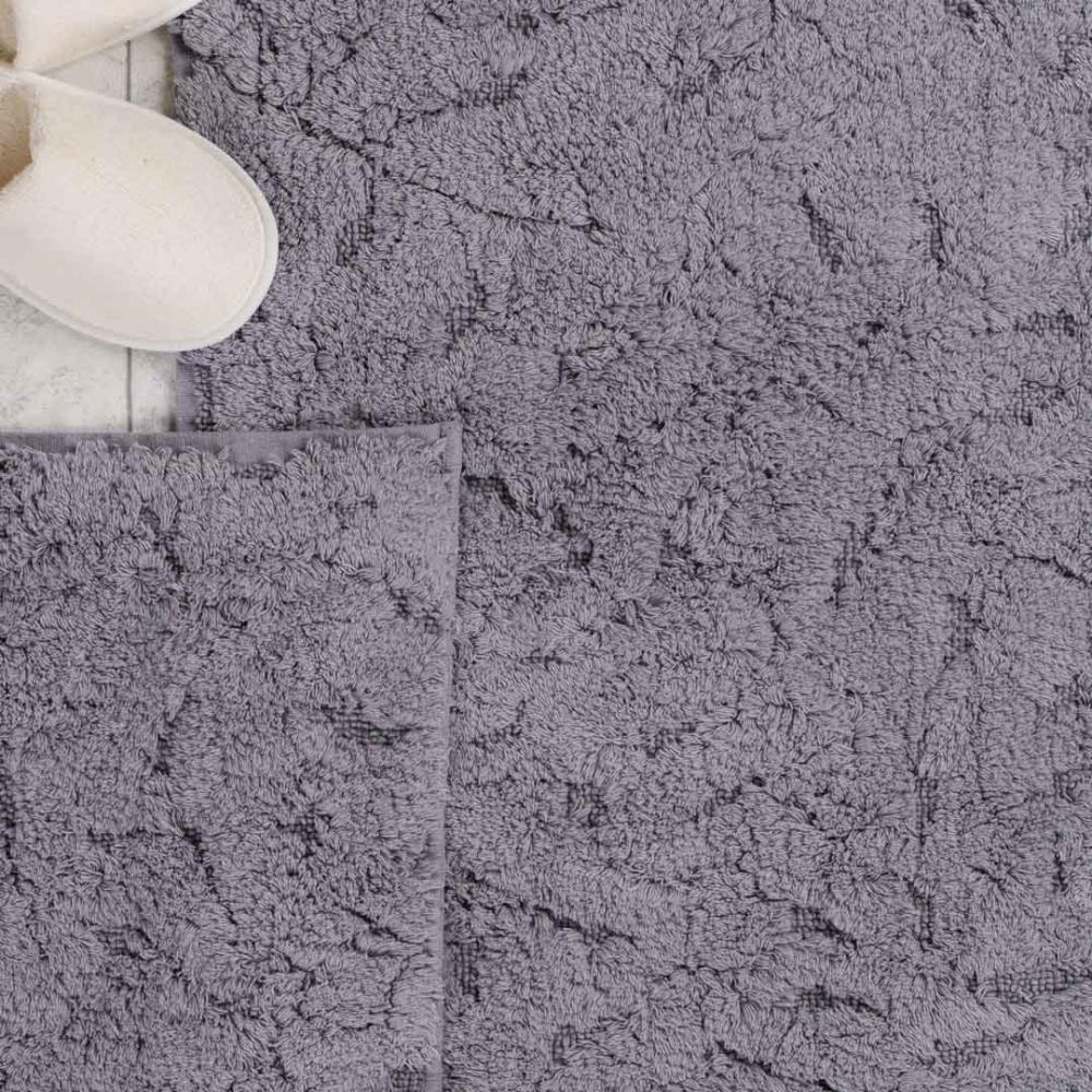 طقم دعاسة أرضية لوتس تركي فرو رصاصي عدد القطع 2