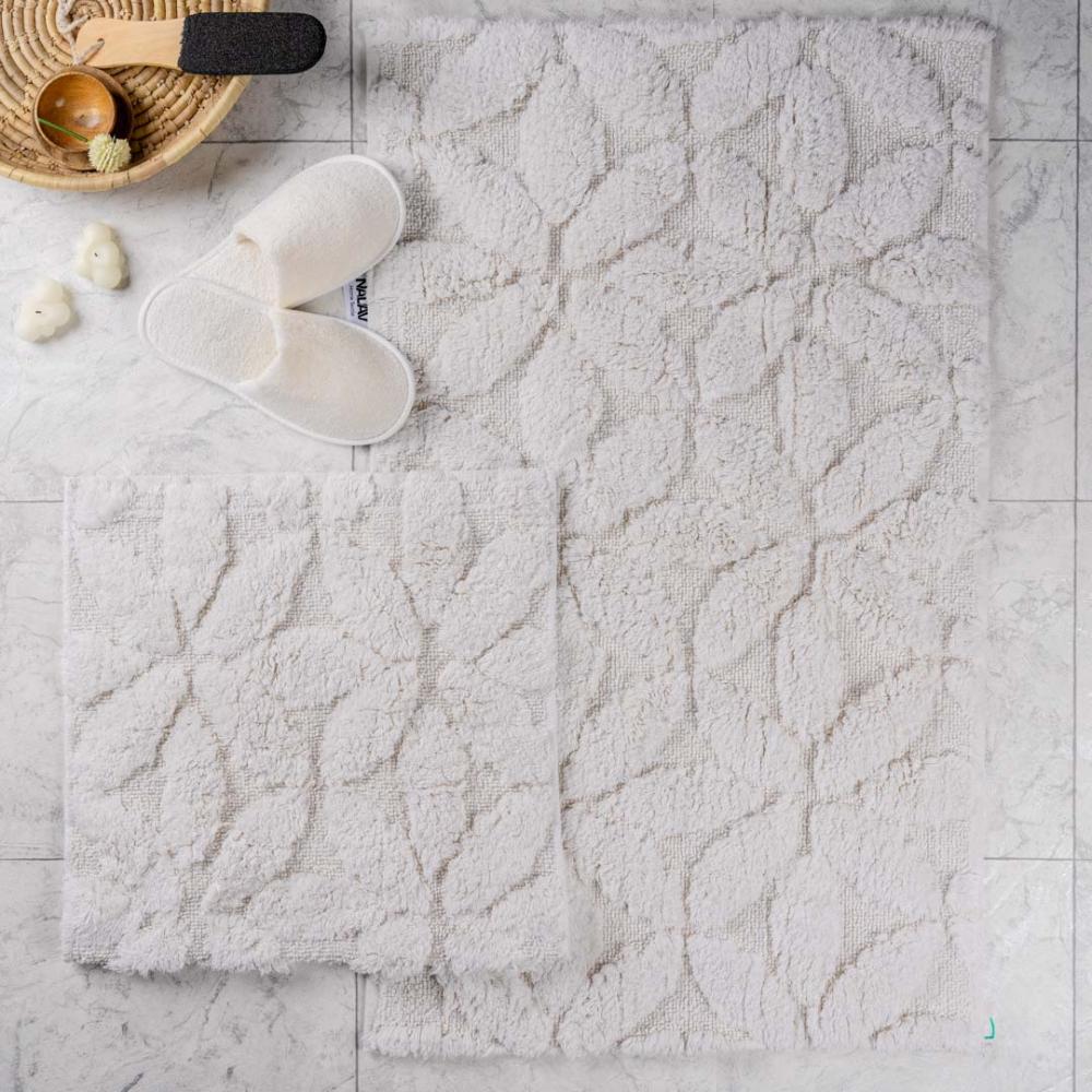 طقم دعاسة أرضية برلين  تركي فرو كريمي عدد القطع 2