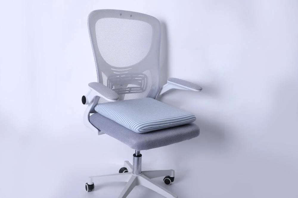 وسادة مقعد- نداف - من الفوم المرن لون أزرق