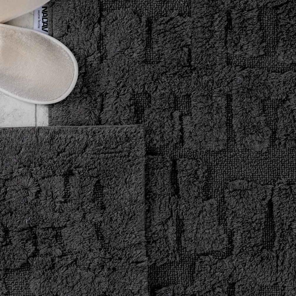 طقم دعاسة أرضية بابيون تركي فرو  أسود عدد القطع 2