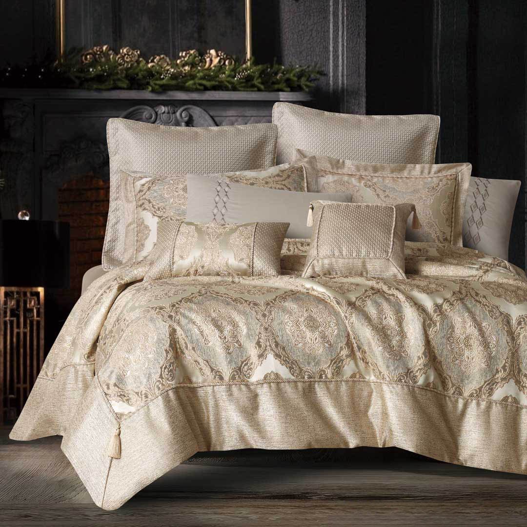 Kairouan summer double bedspread, golden beige, 10Pcs