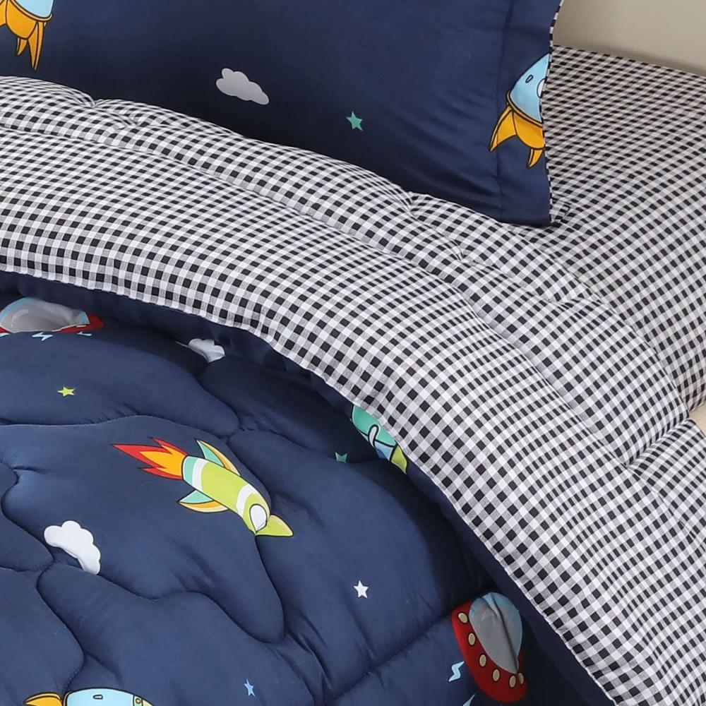 Timon single and a half navy summer children bedding, 5Pcs