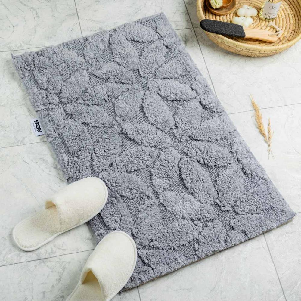 دعاسة أرضية برلين تركي فرو رصاصي مقاس 50 × 80 سم