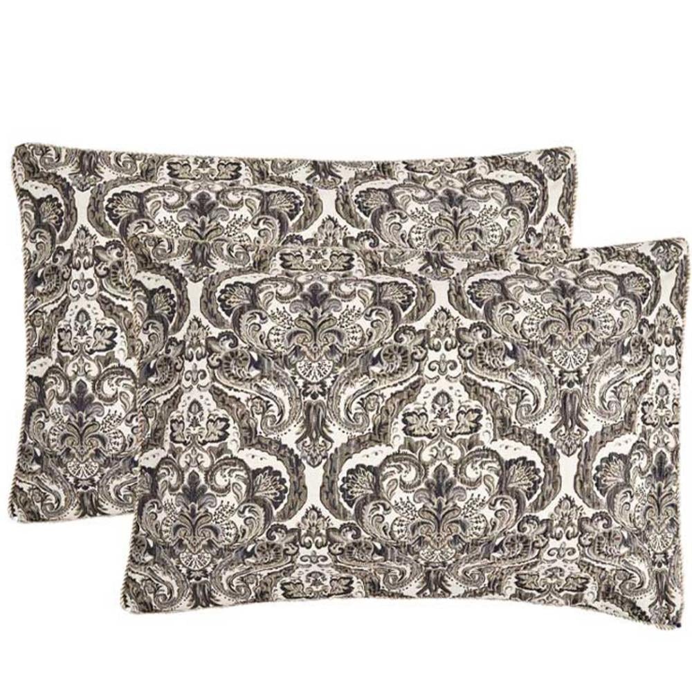 مفرش آسوس مزدوج قطن فاخر جاكارد متعدد الألوان مطرز عدد القطع 10