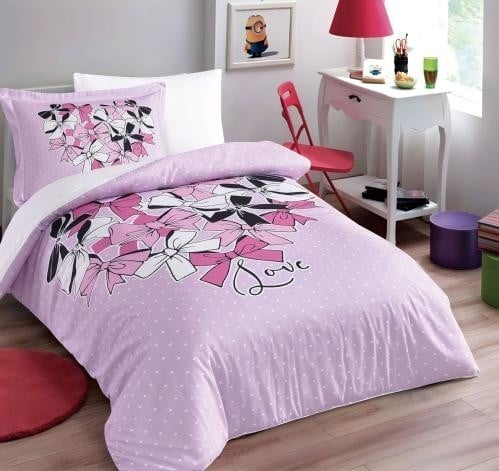 مفرش كارلا صيفي مقاس كوين 150x200 سم موف وأبيض متعدد الألوان عدد القطع 4