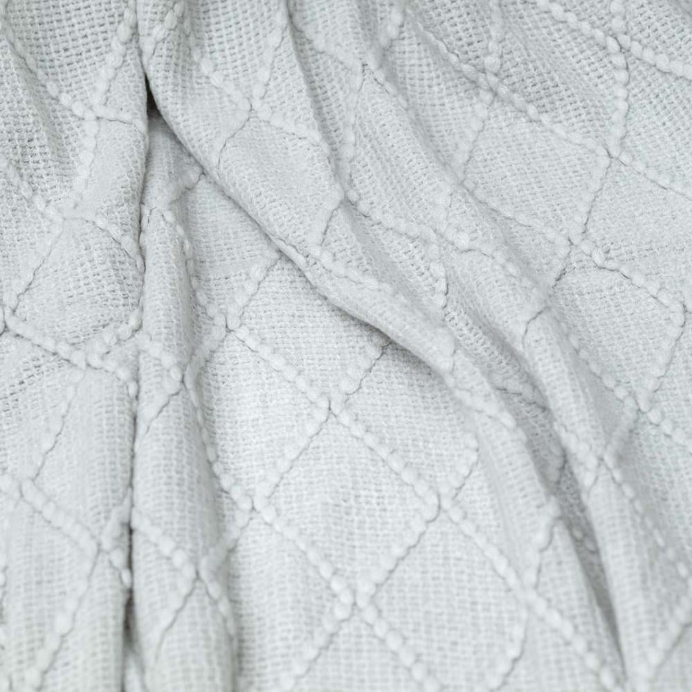 بطانية دان شال خفيفة  رصاصي فاتح مقاس 130 × 170سم