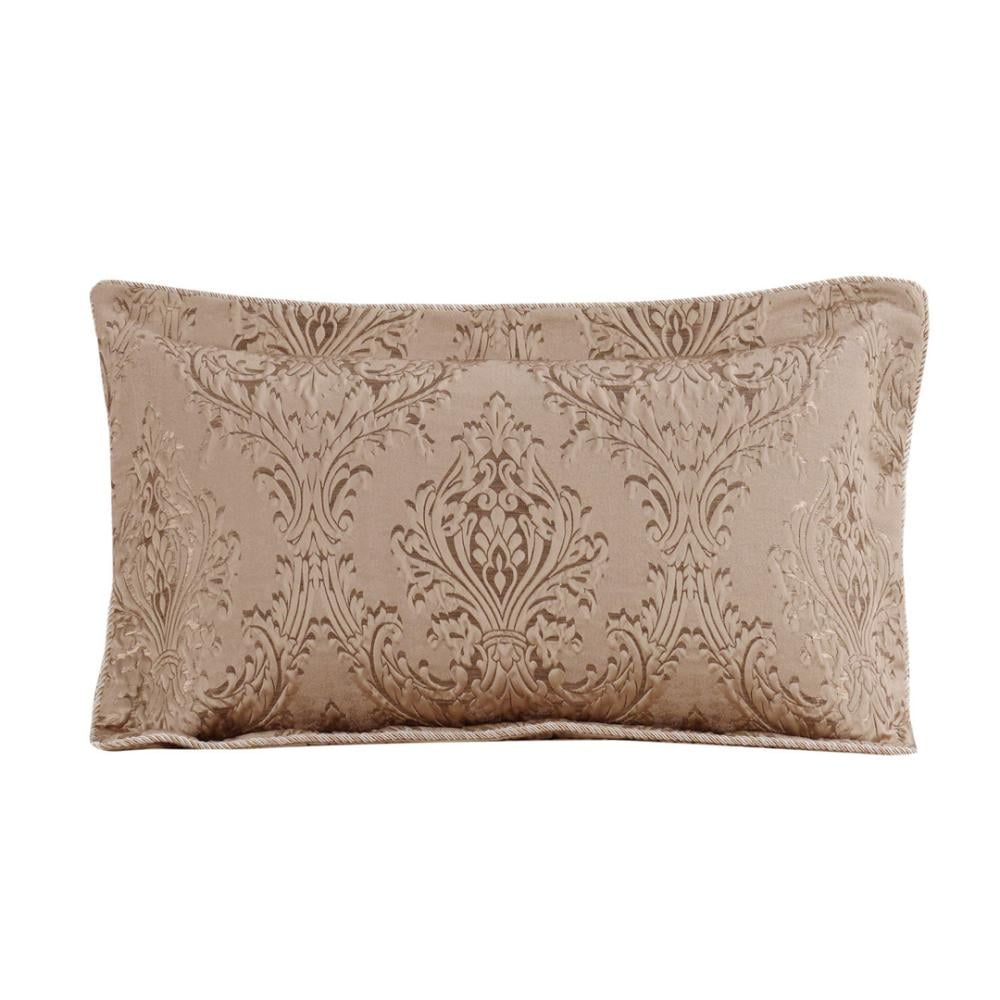 مفرش ليما مزدوج قطن جاكارد مطرز بيج عدد القطع 10