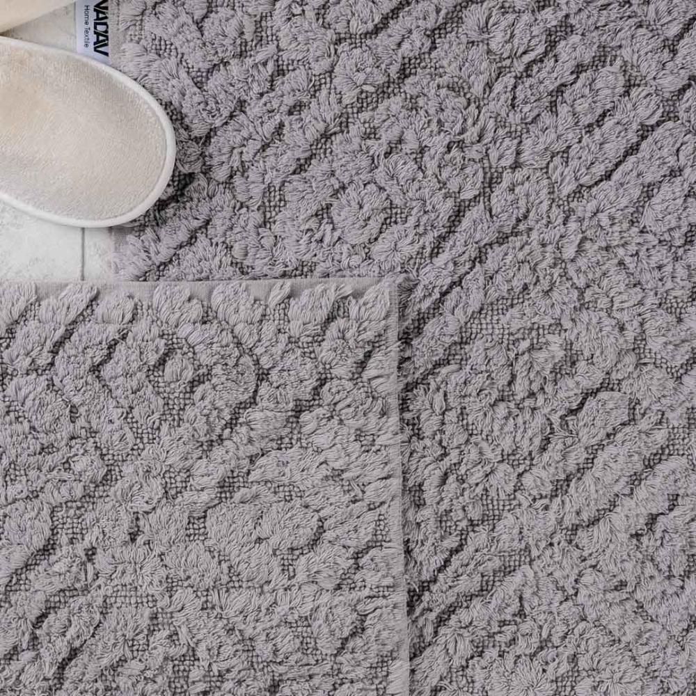 طقم دعاسة أرضية بيجونيا تركي فرو  رصاصي فاتح عدد القطع 2