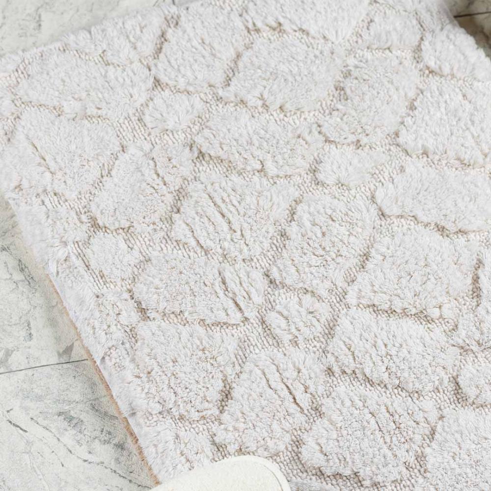 دعاسة أرضية فيانا تركي فرو كريمي مقاس 50 × 80 سم