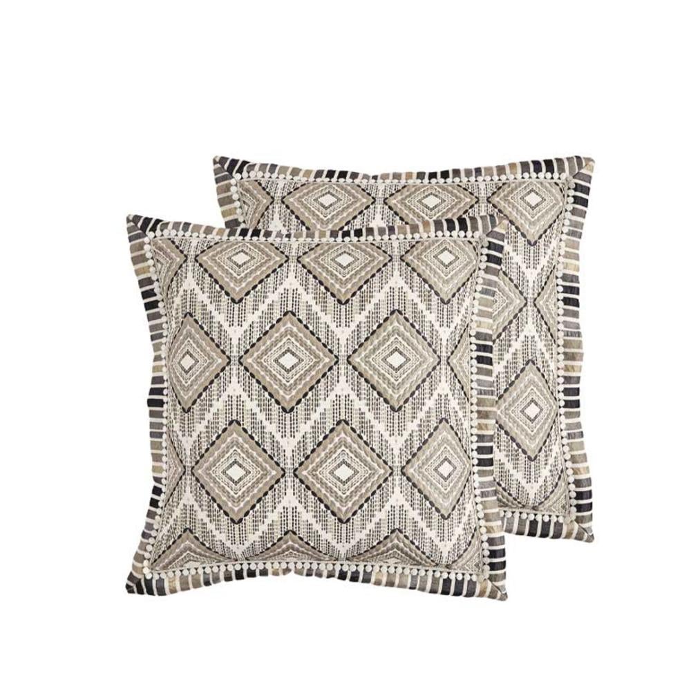 مفرش آسوس مزدوج قطن فاخر جاكارد متعدد الألوان مطرز عدد القطع 10