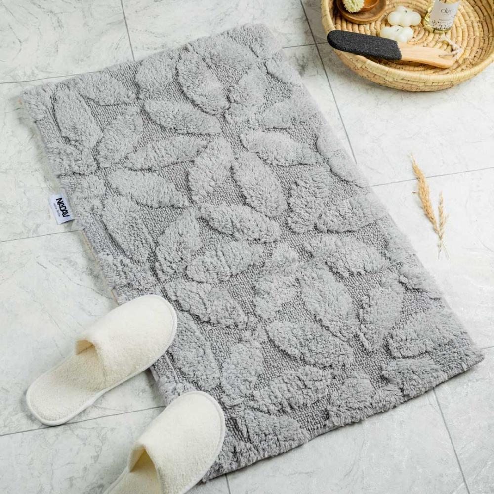 دعاسة أرضية برلين تركي فرو رصاصي فاتح مقاس 50 × 80 سم