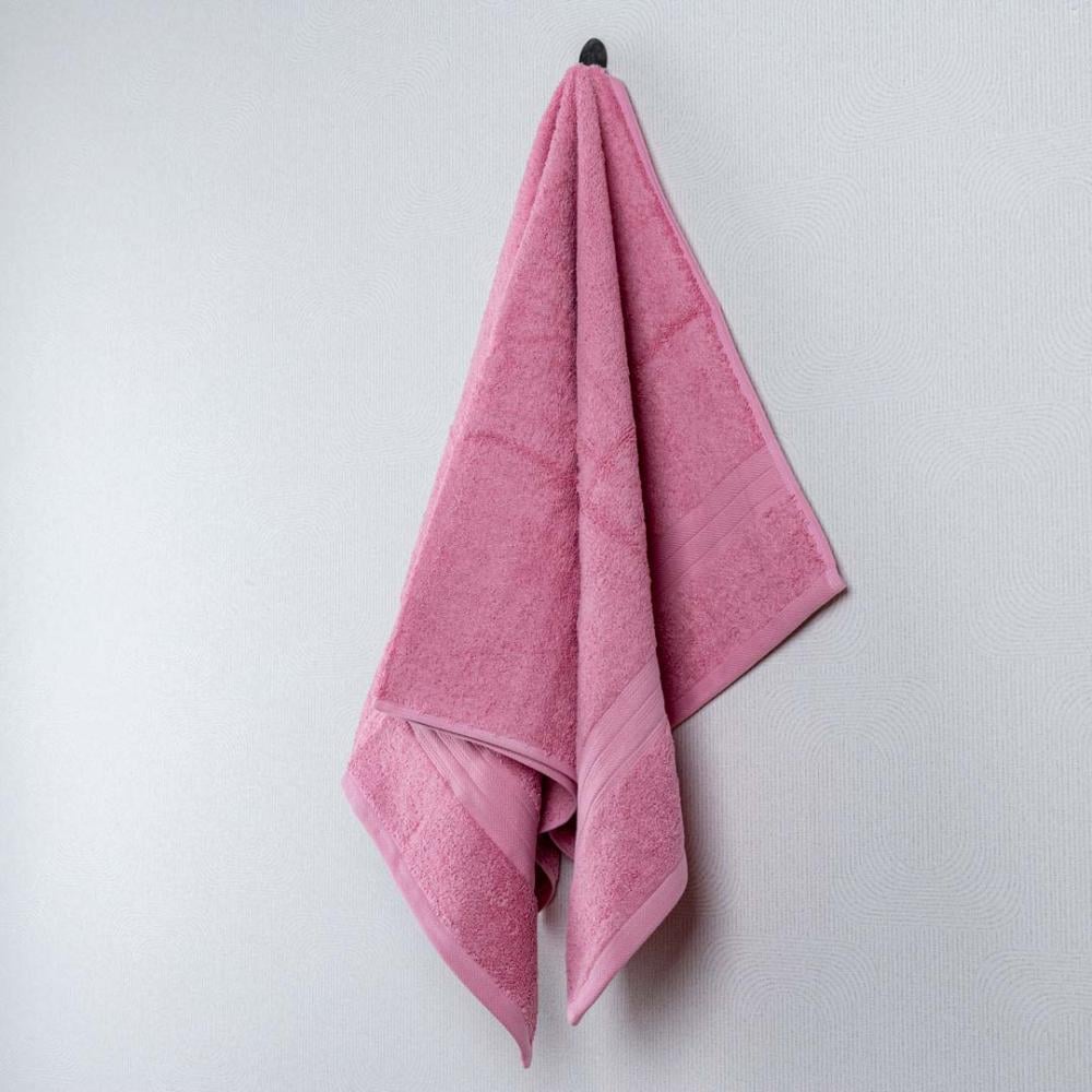 منشفة إستحمام بيوريا قطن وردي