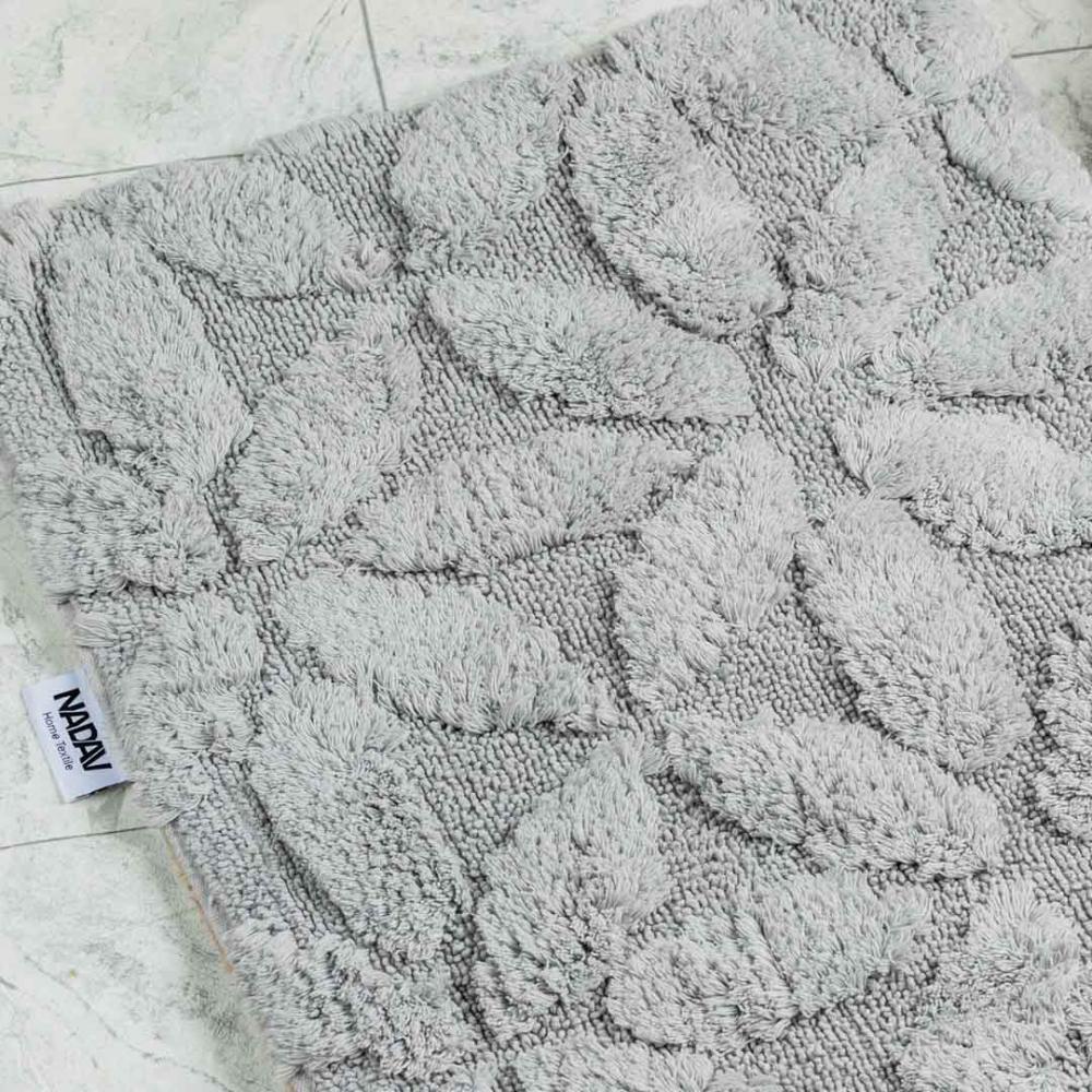 دعاسة أرضية برلين تركي فرو رصاصي فاتح مقاس 50 × 80 سم