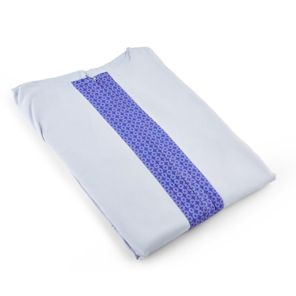 طقم سجادة صلاة كريمي و أزرق عدد القطع 2