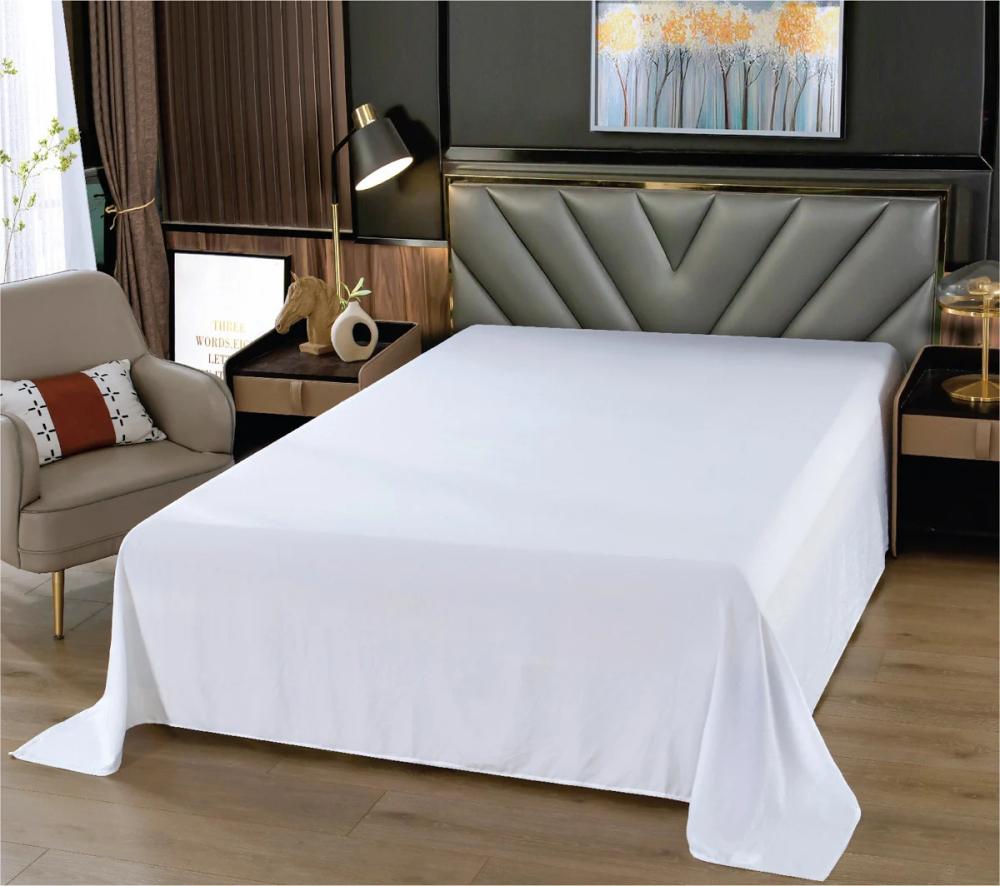 شرشف سرير ابيض