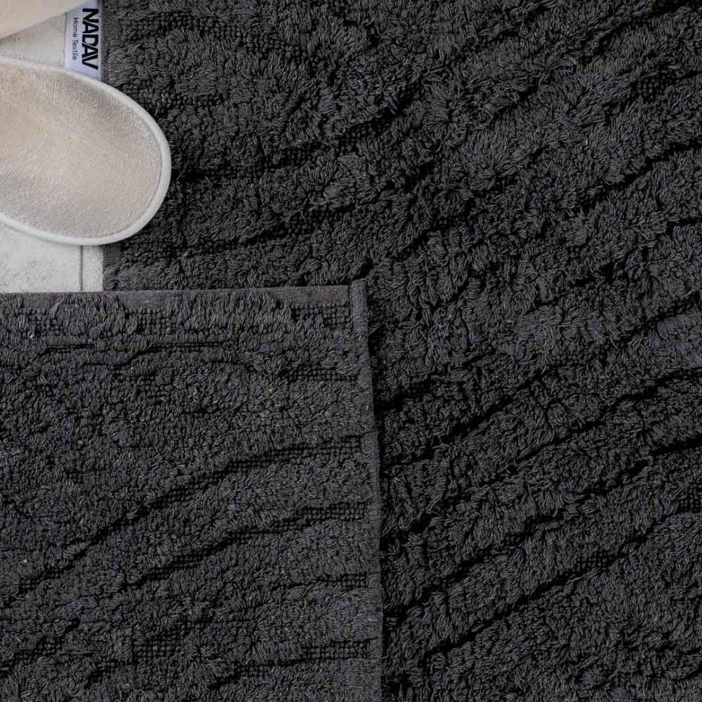 طقم دعاسة أرضية روما تركي فرو أسود عدد القطع 2