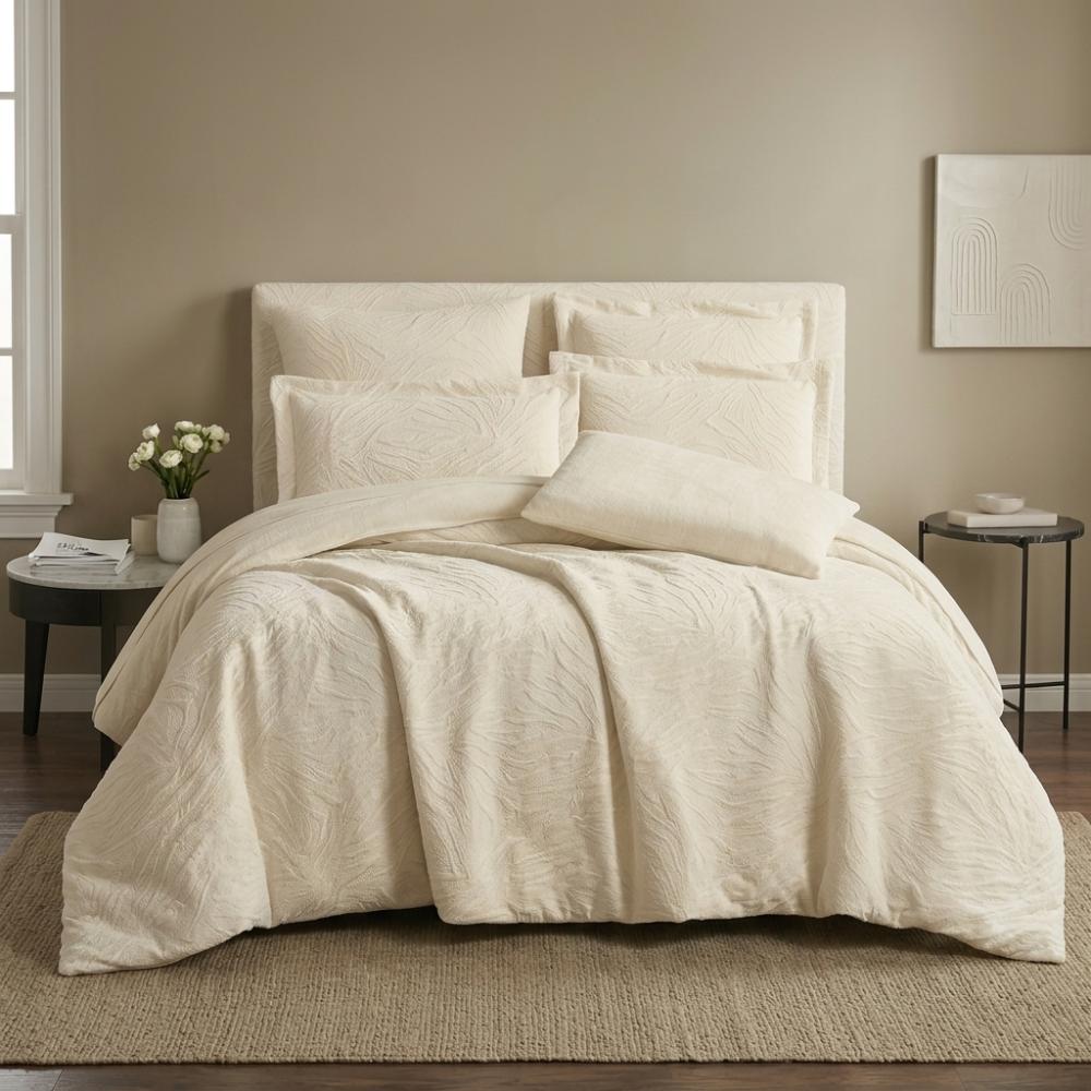 Nira Winter Bedspread – Creamy