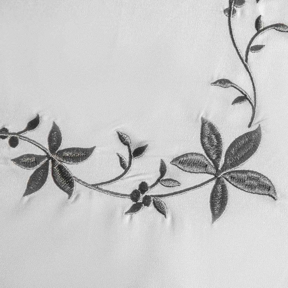 مفرش فهده فندقي فاخر  رصاصي مطرز