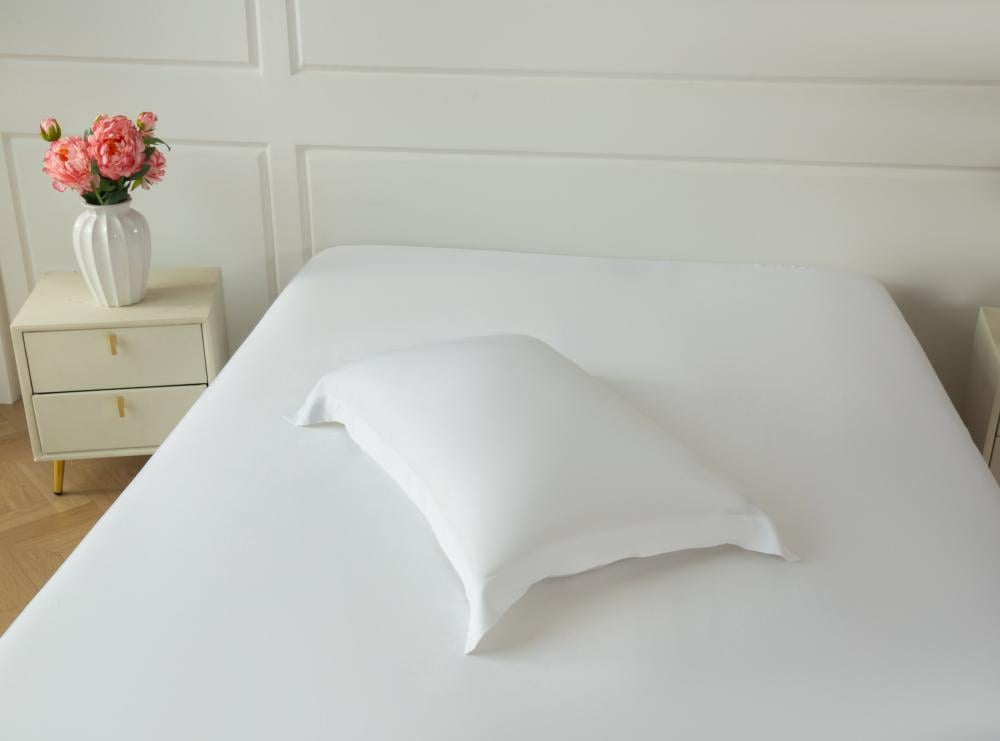 مفرش ماجدة بامبو أبيض