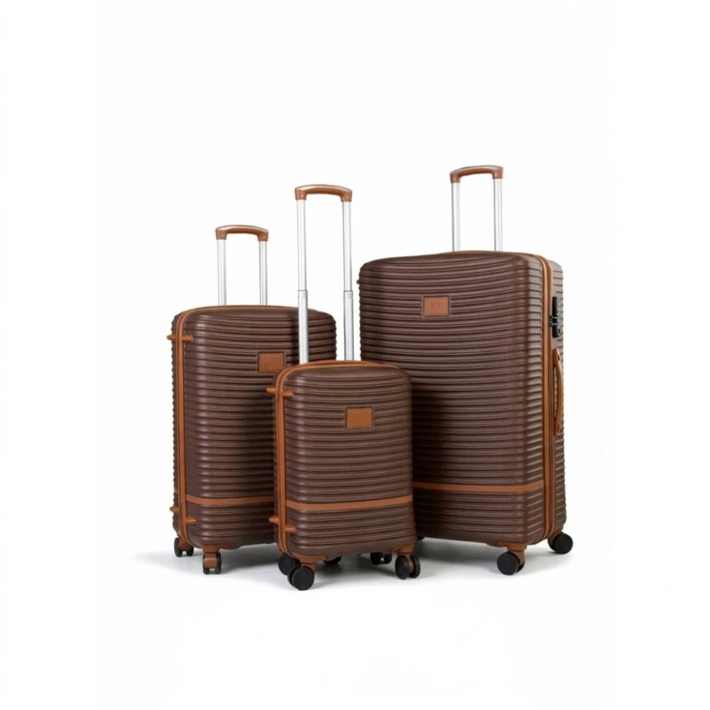 Classic Travel Bag Set Sizes 29 / 25 / 20 Brown – 3 Pieces