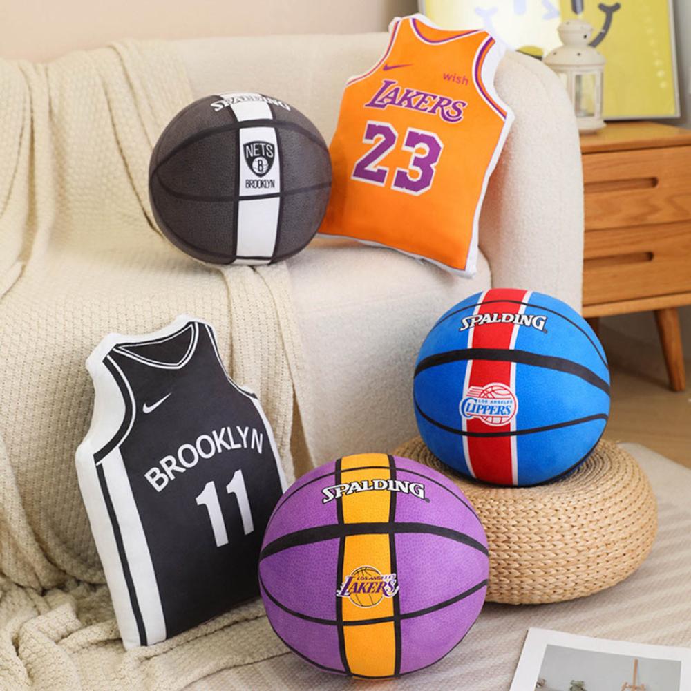 لعبة أطفال على شكل كرة سلة من القطيفة الناعمة بلون أرجواني